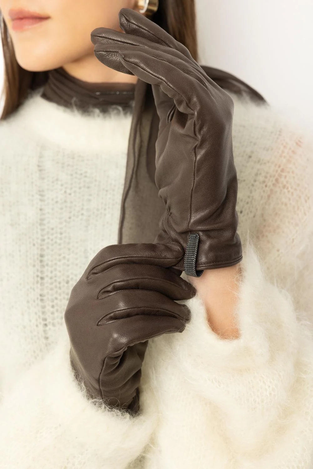 Shiny Biker Gloves - Image 2