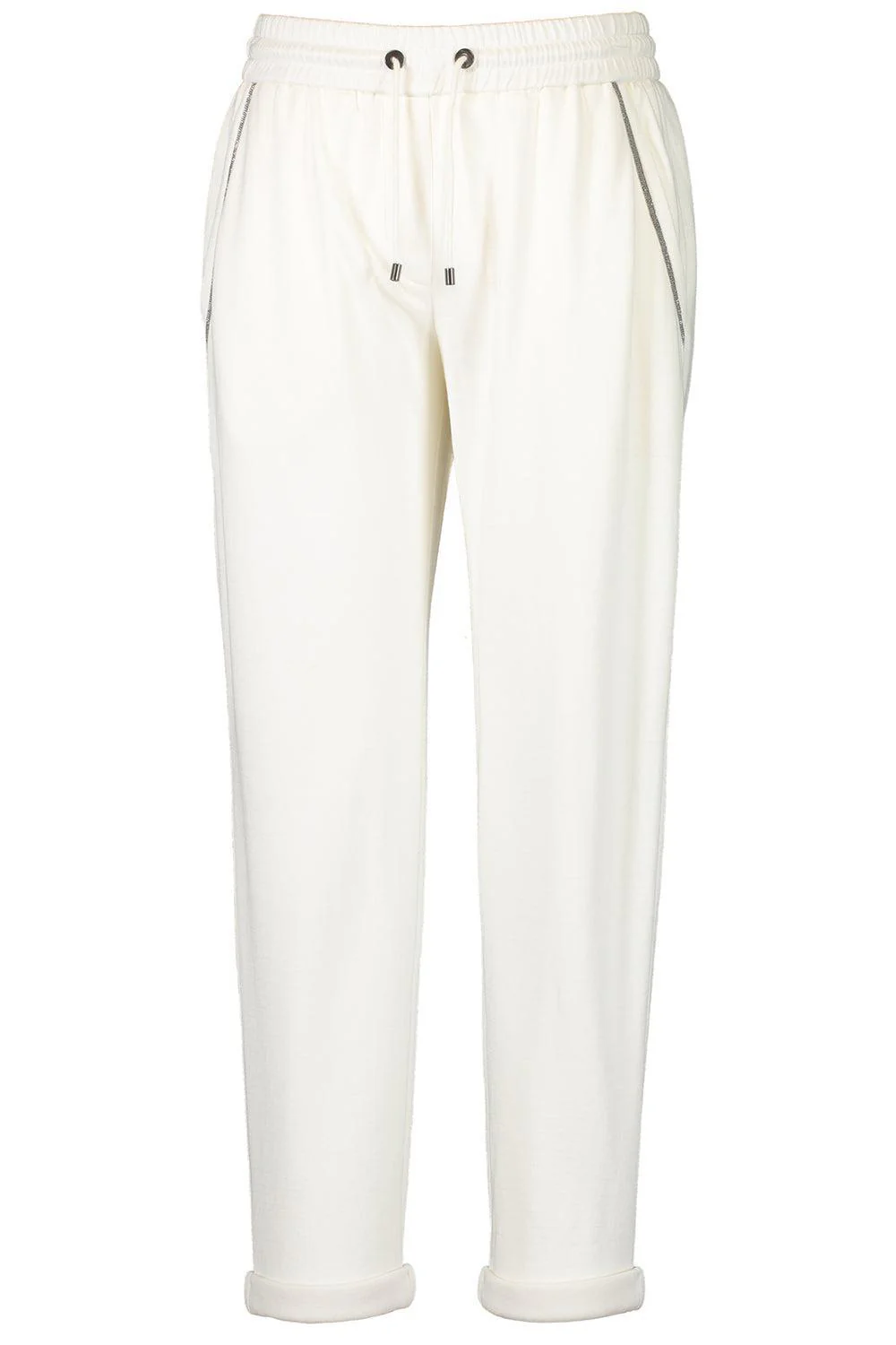 Shiny Pocket Interlock Trousers