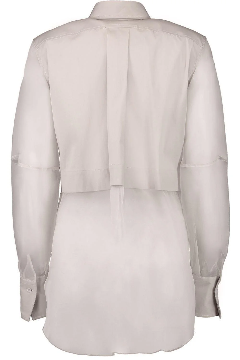 Shiny Trim Crispy Stretch Shirt - Image 5