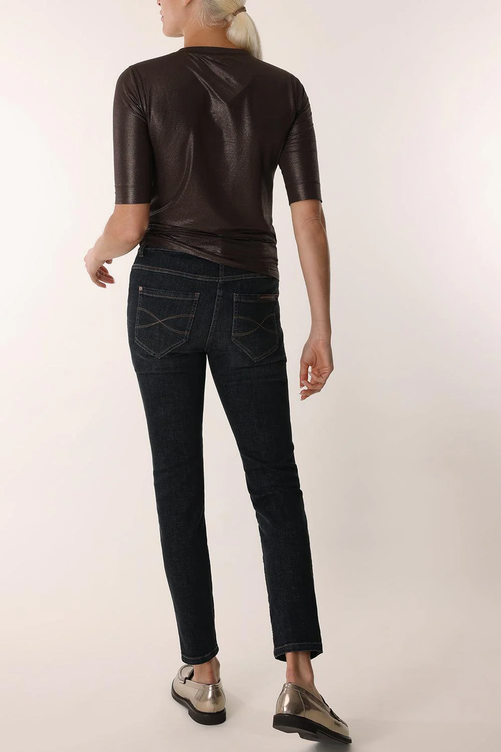 Short Sleeve Lurex Top - Image 4
