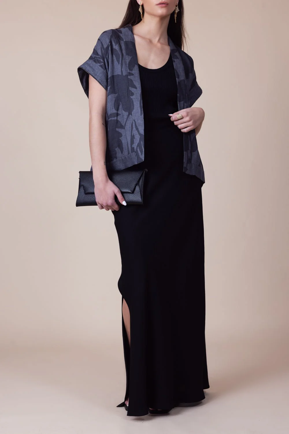 Short Sleeve Wrap Blouse - Image 2