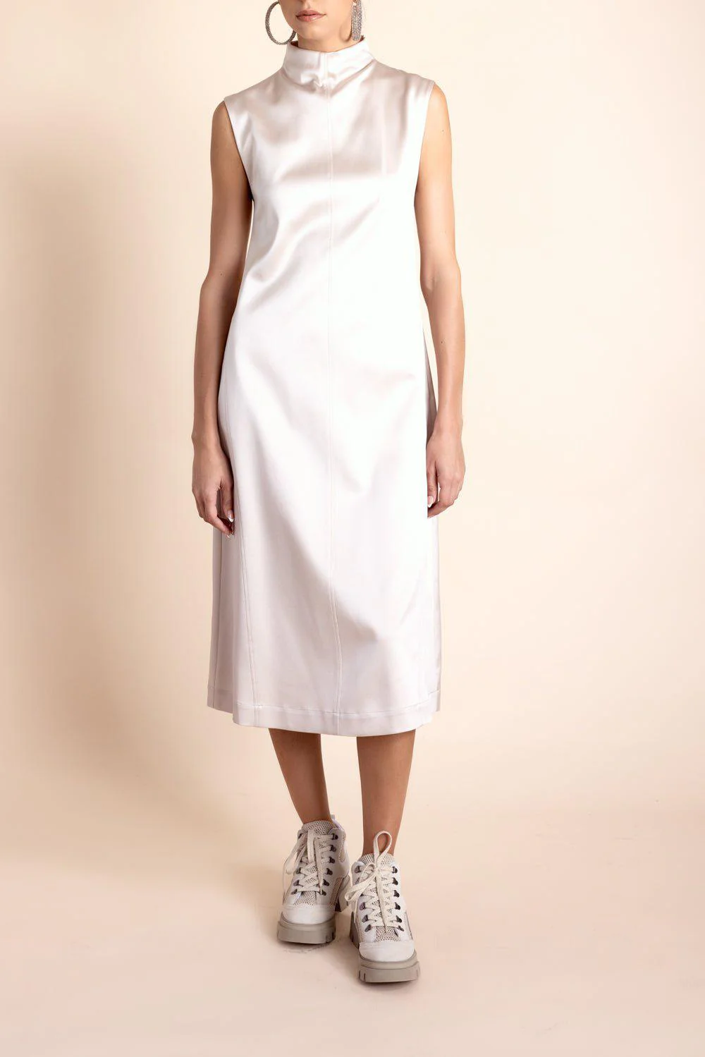 Sleeveless A-Line Dress - Image 2