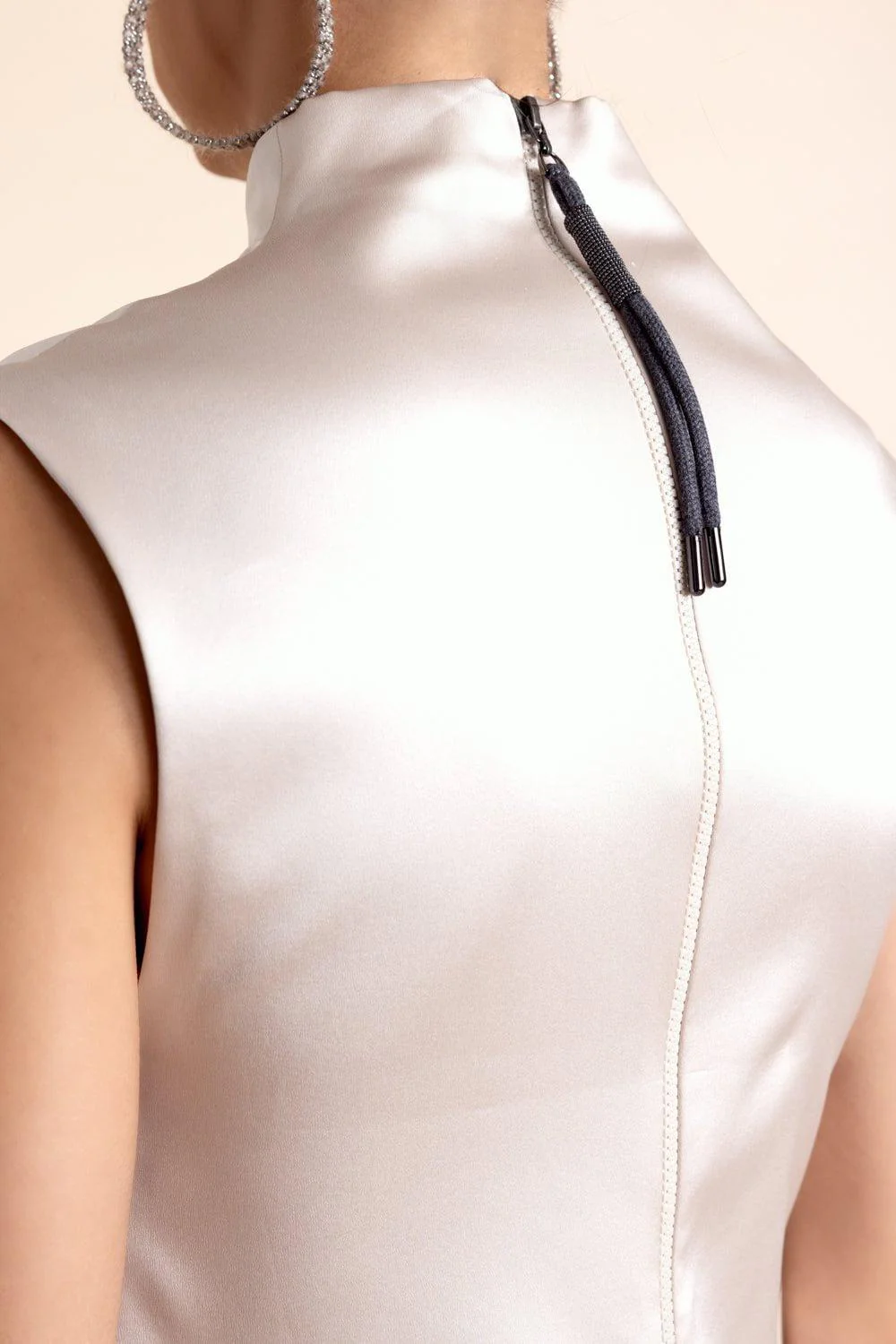 Sleeveless A-Line Dress - Image 3