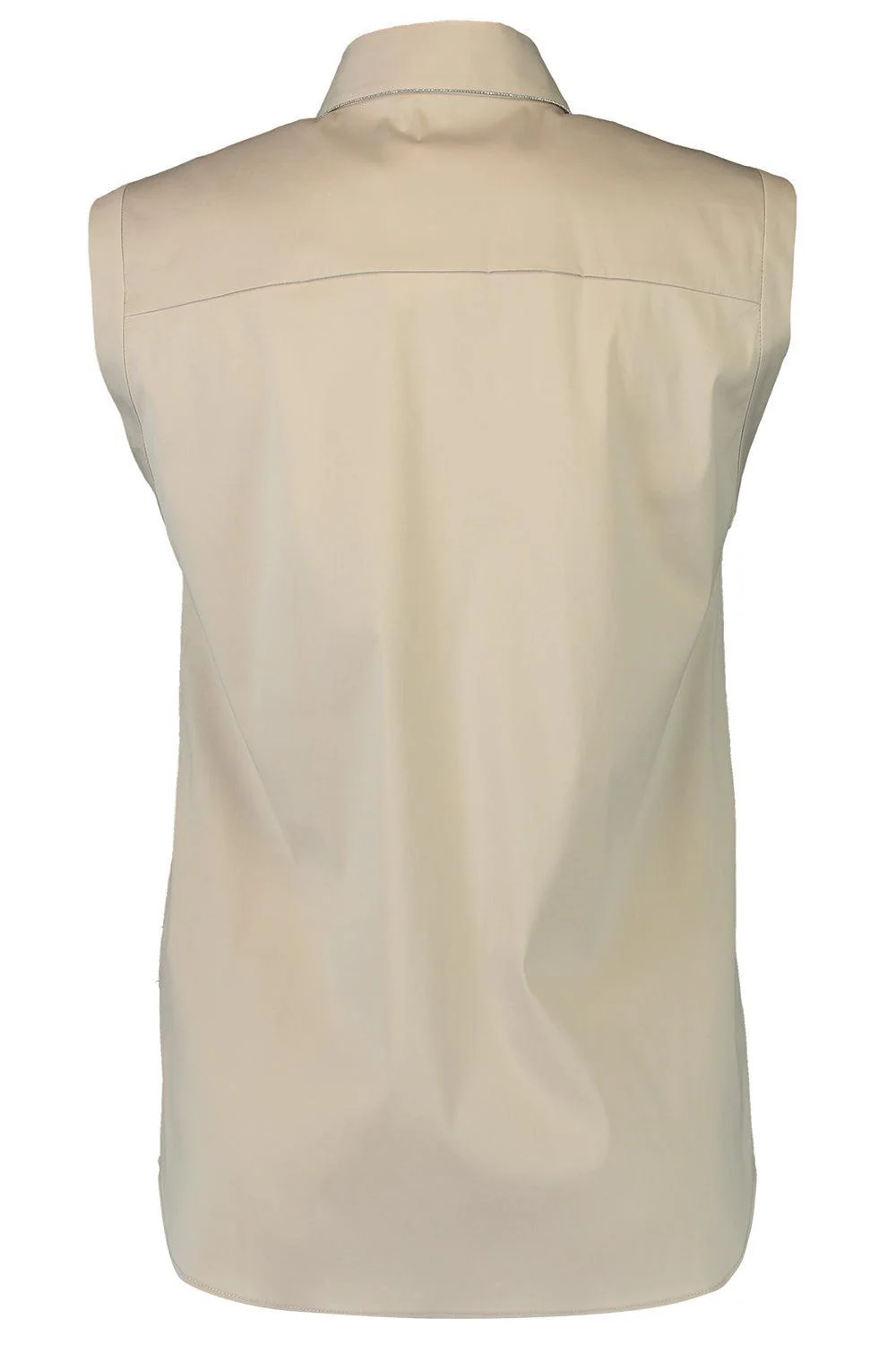 Monili Trim Sleeveless Top - Stoney Ground - Image 2