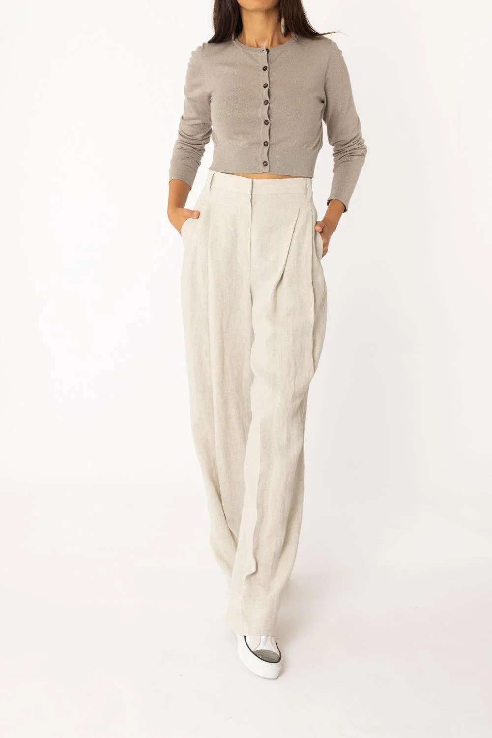 Sparkling Crop Cardigan - Image 2
