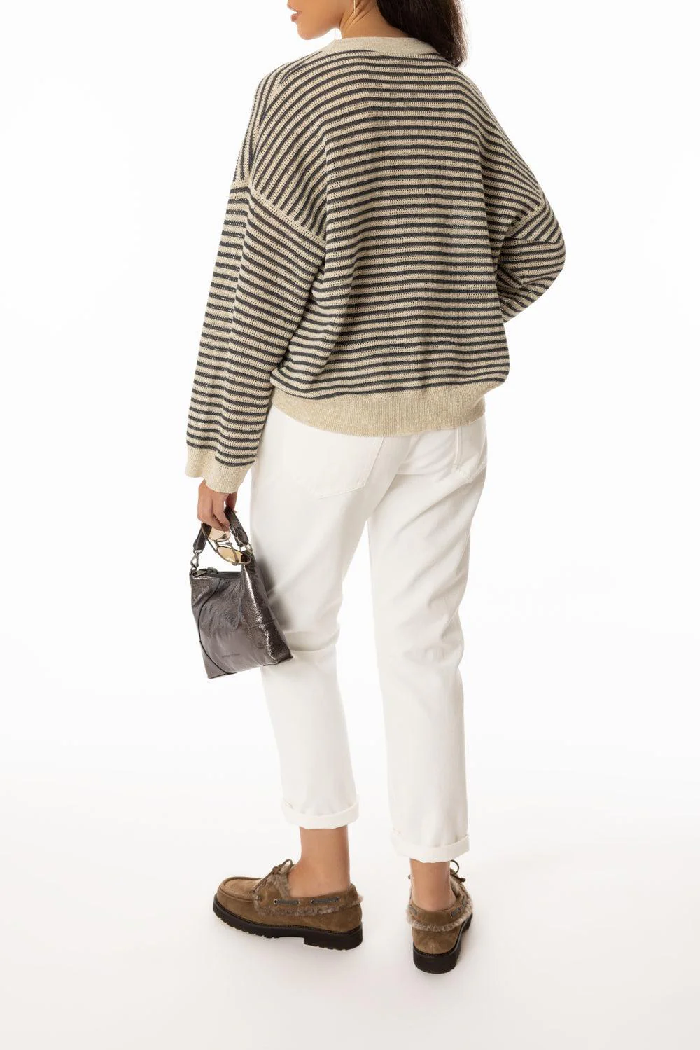 Sparkling Summer Striped Sweater - Image 4