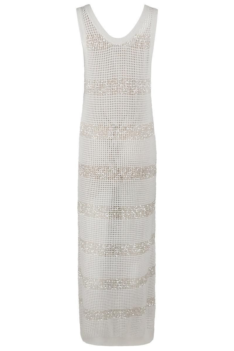 Sripe Midi Dress - Image 5
