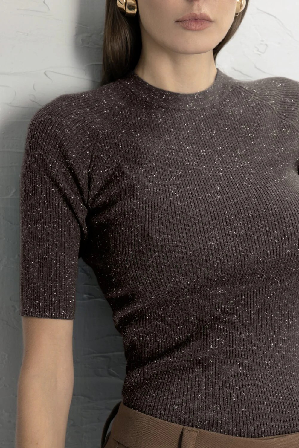 Stretch Lurex Tee - Image 2