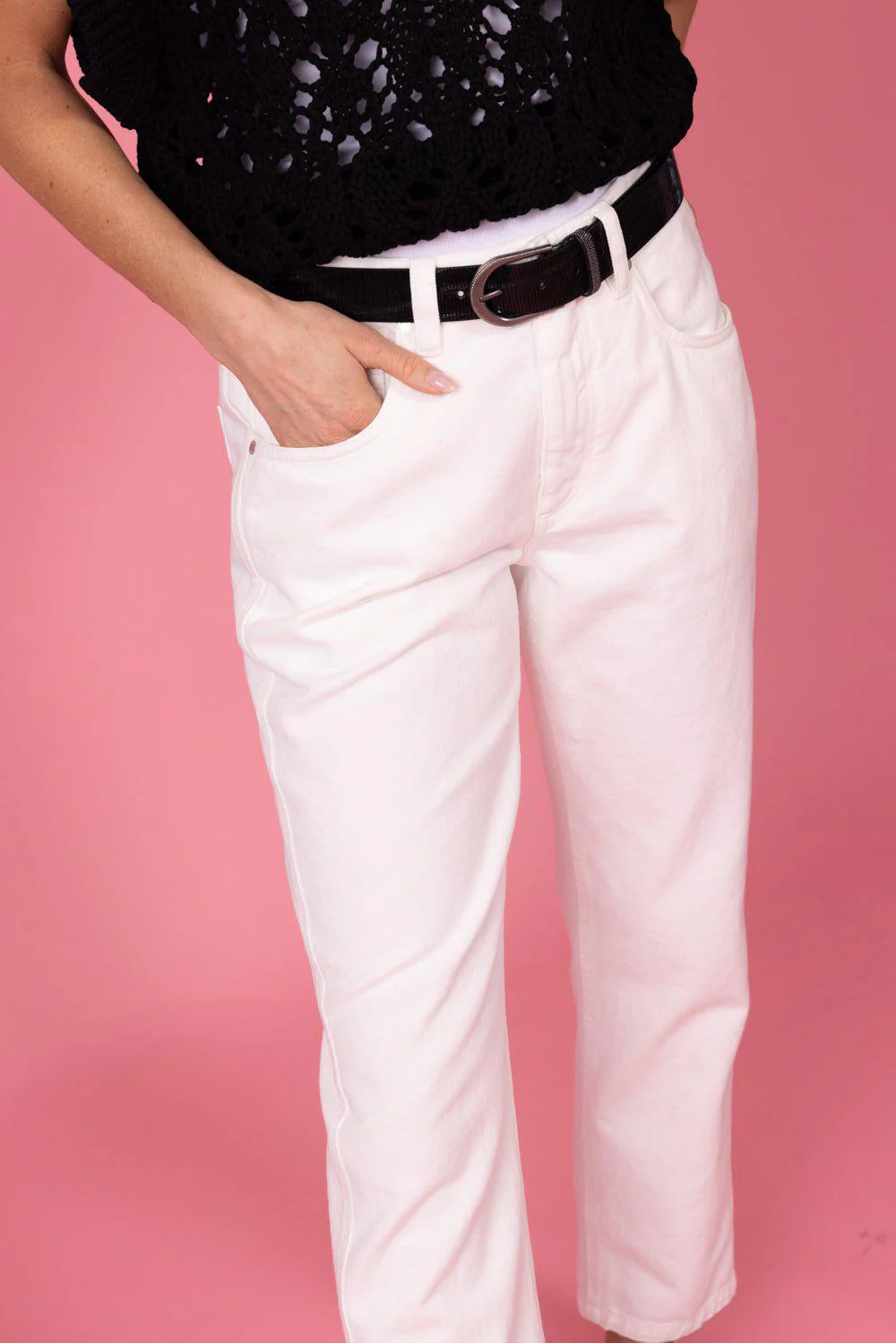 Stretch Monili Trim Trouser - Image 5