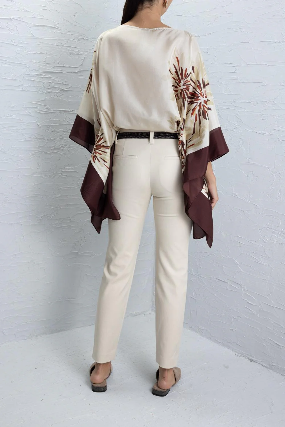 Stretch Tab Pant - Latte - Image 5