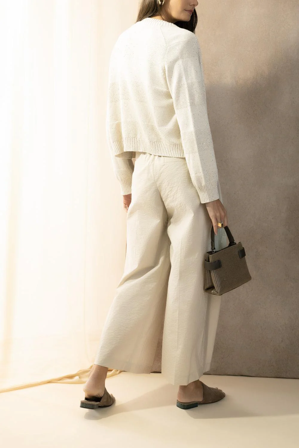 Stripe Cardigan - Avena - Image 4