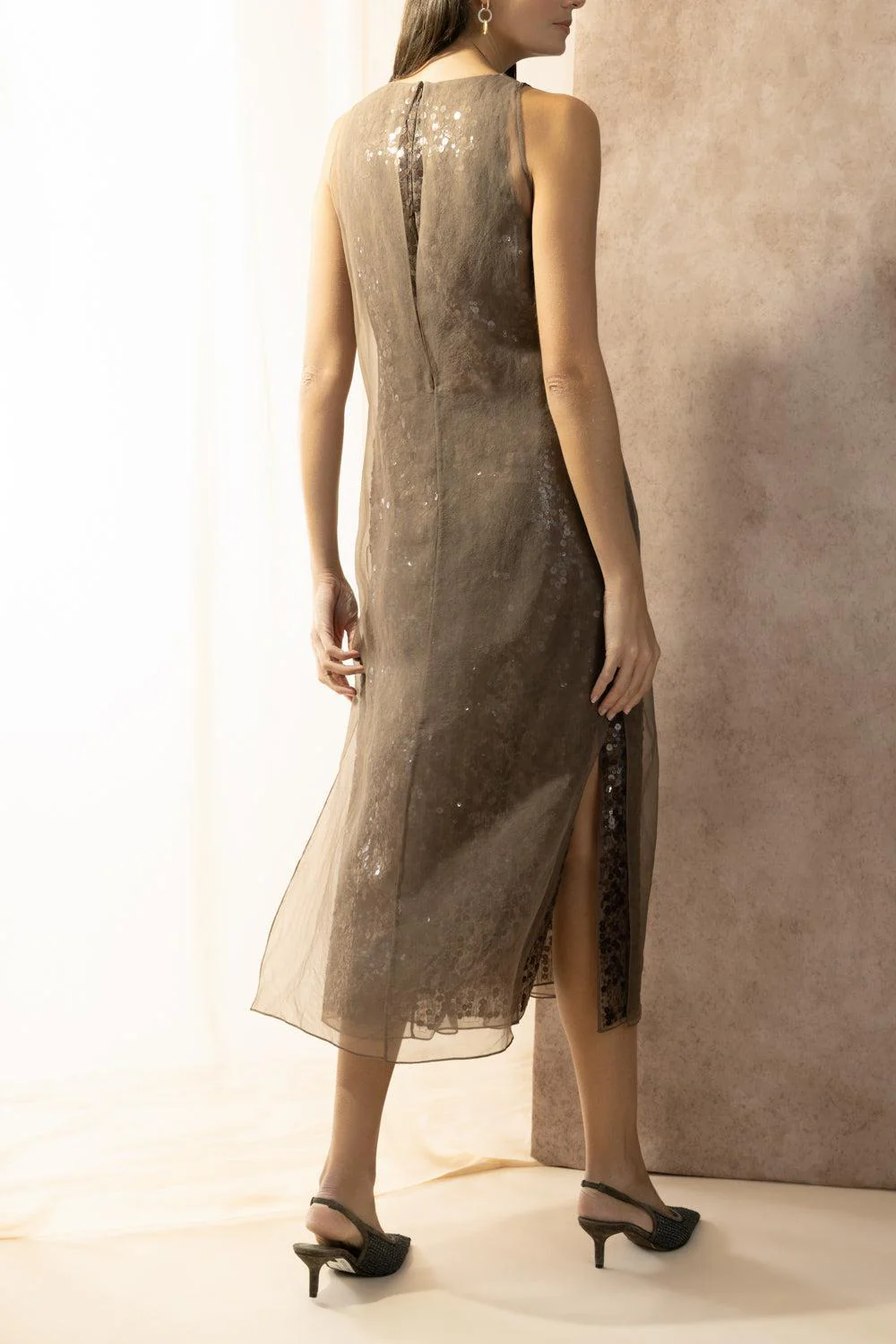 Undisclosed Sleeveless Midi Dress - Image 3
