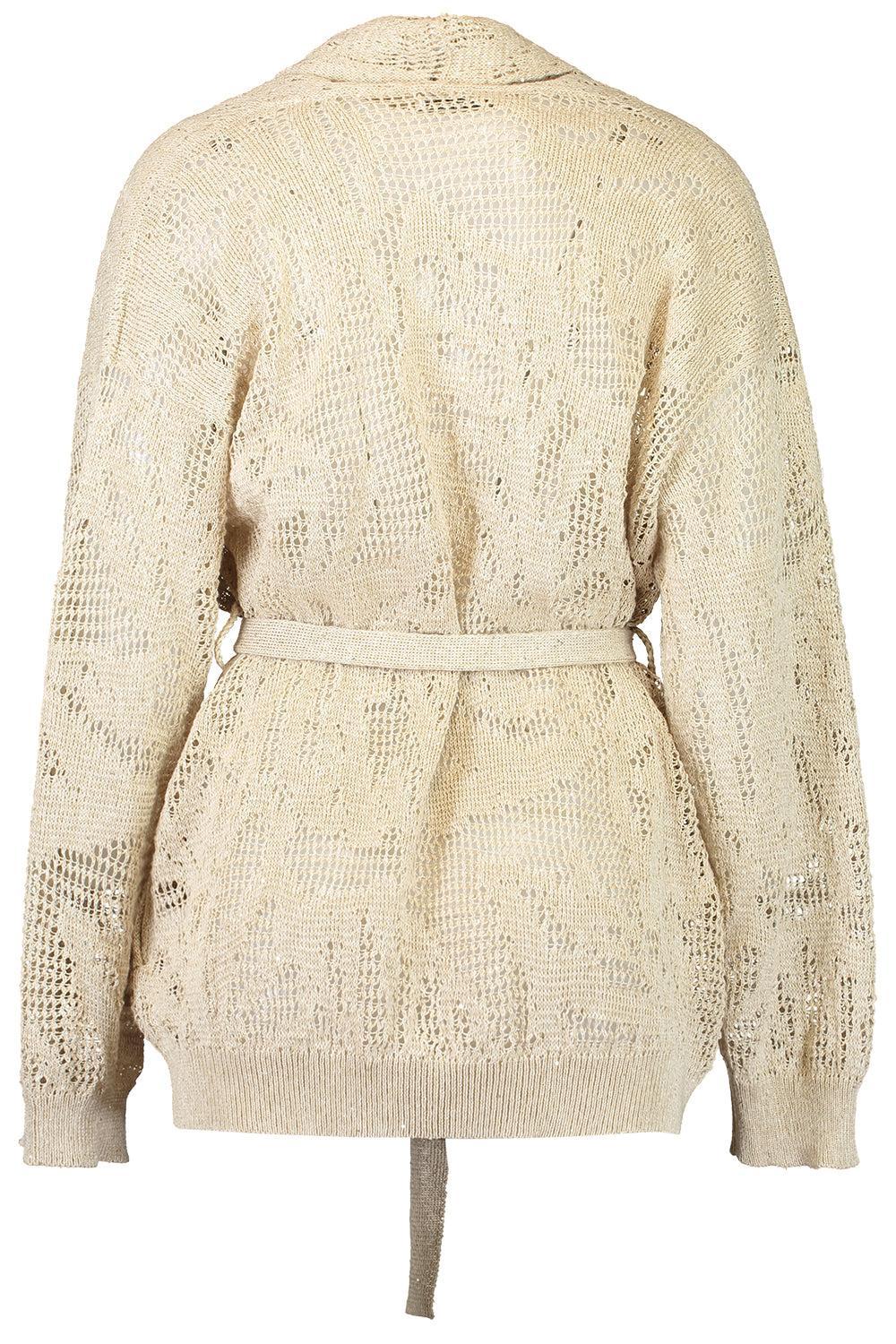 Water Leaves Embroidered Cardigan - Image 5