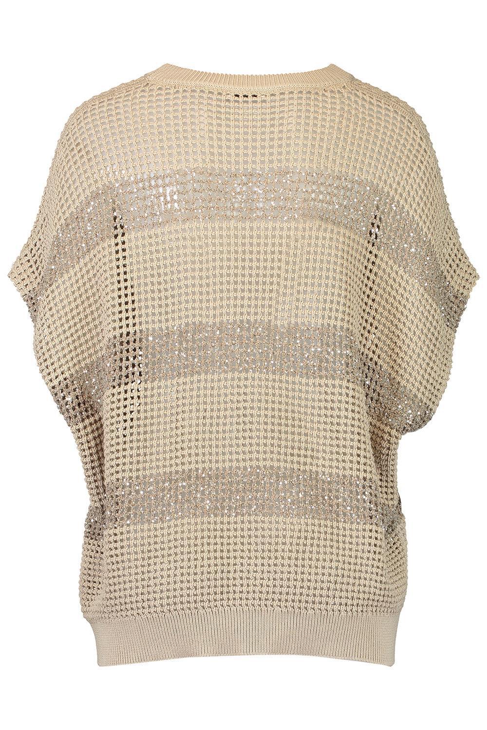 Water Reflection Kimono Crewneck - Dark Sand - Image 5
