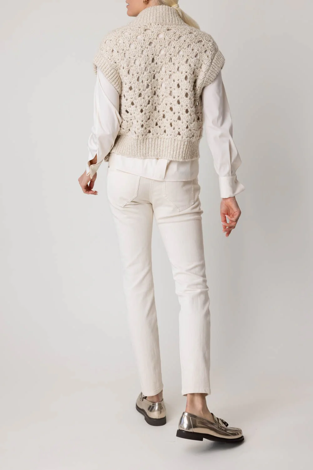 Wide Gauge Zip Vest - Image 4