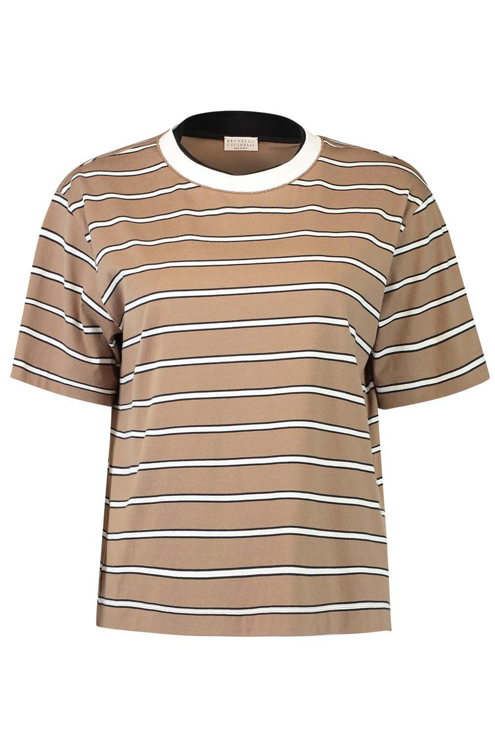 Wide Stripe Collar Shirt