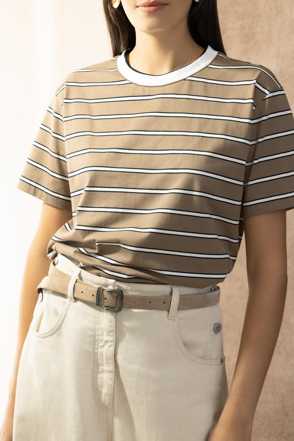Wide Stripe Collar Shirt - Image 2