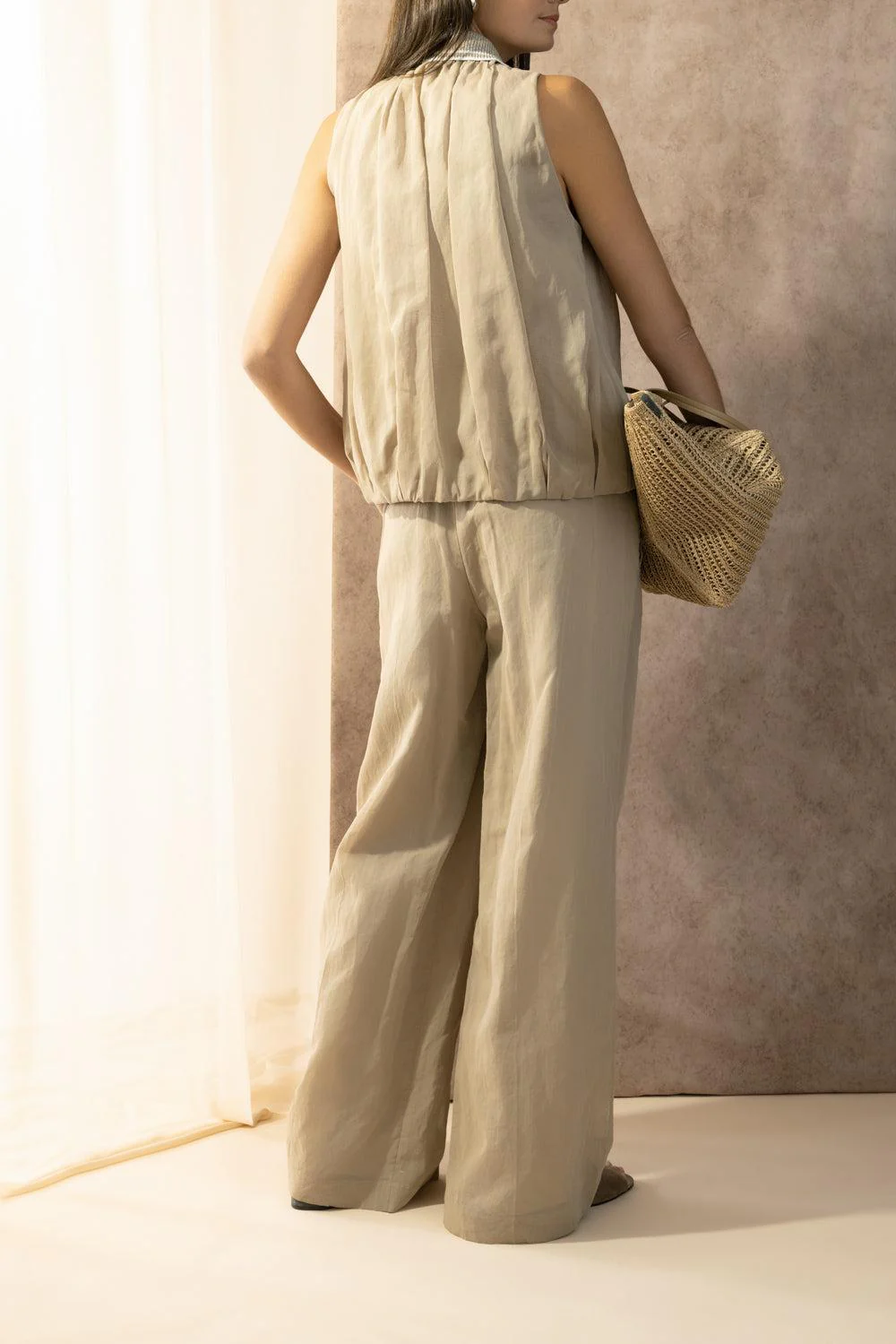 Zip Front Halter Vest - Image 4
