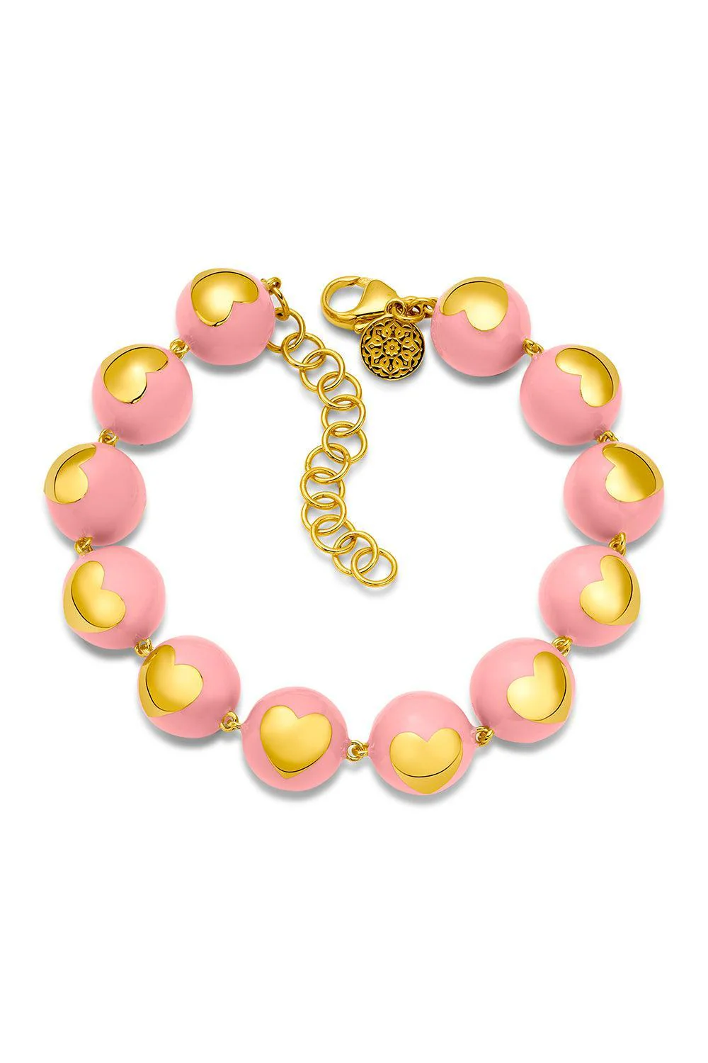 Bubblegum Heart Bracelet