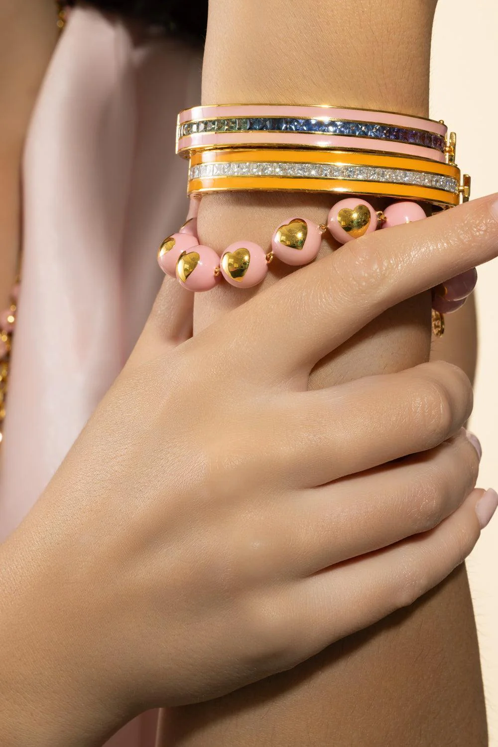 Bubblegum Heart Bracelet - Image 2