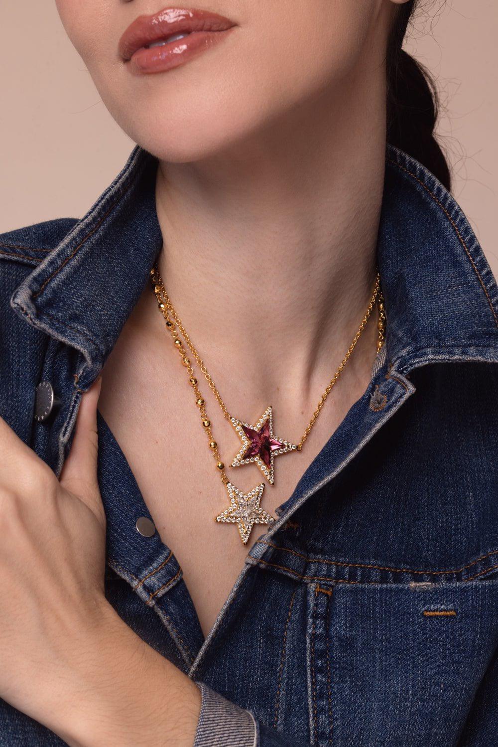 Diamond Kite Star Necklace - Image 3