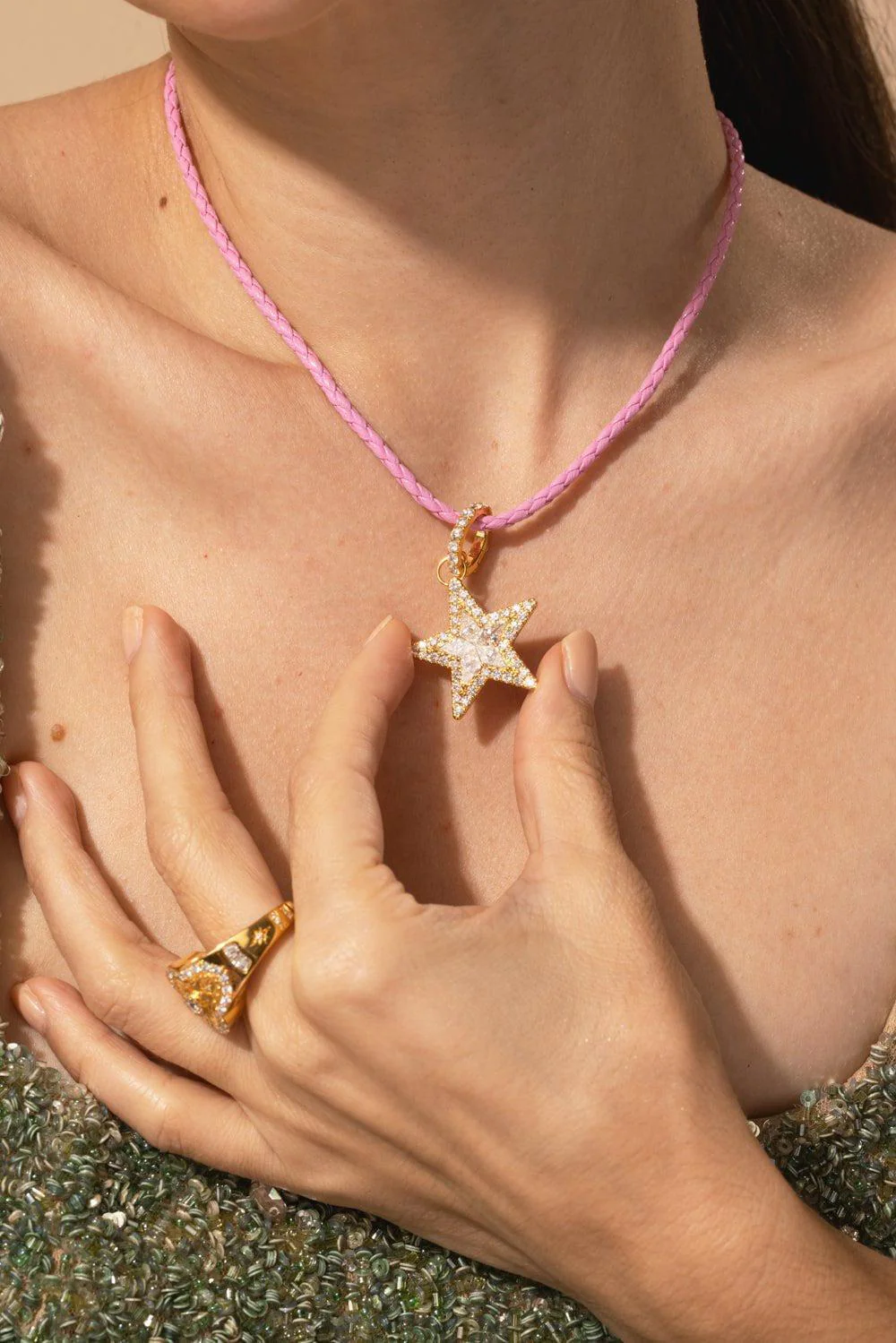 Diamond Kite Star Pendant - Image 3