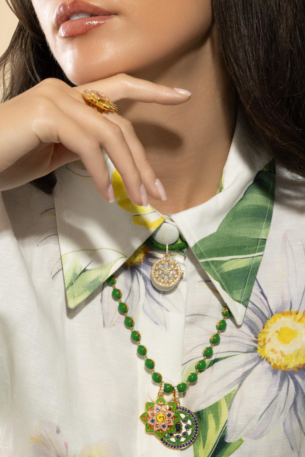 Kelly Greenn Enamel Star Necklace - Image 2