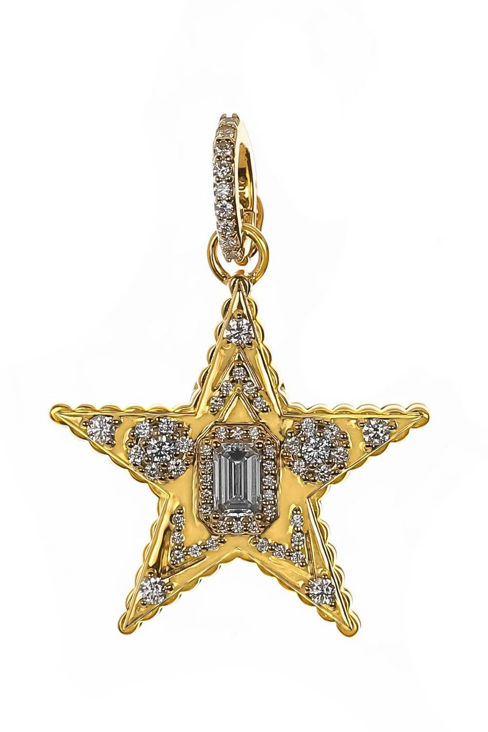 Star Diamond Small Locket Pendant