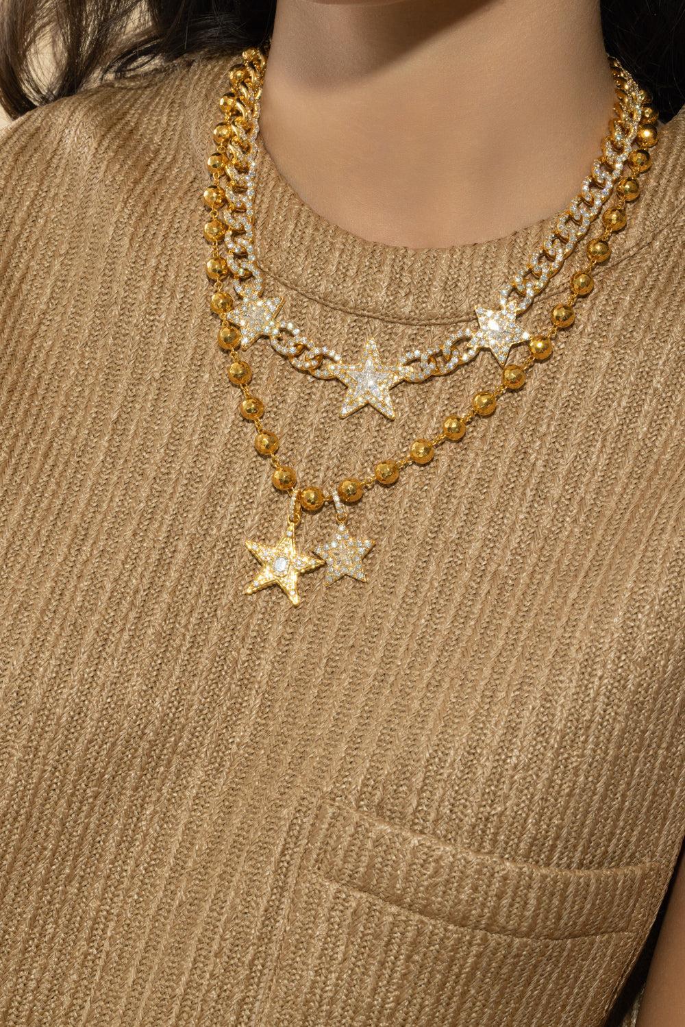 Star Diamond Small Locket Pendant - Image 3