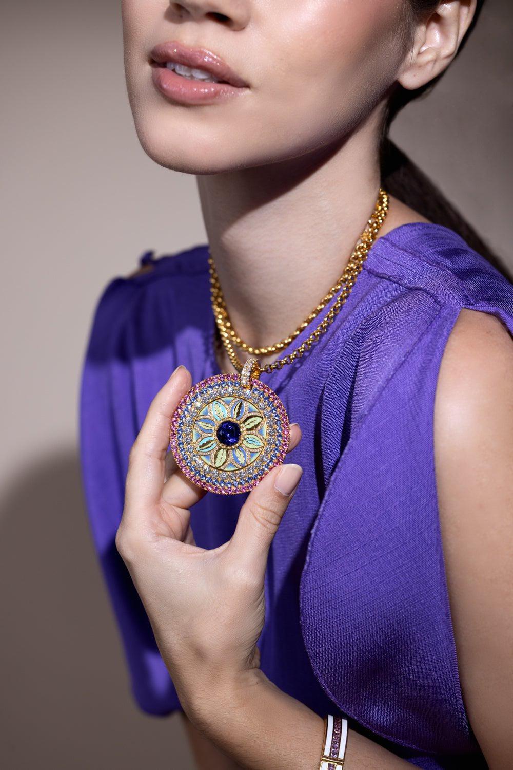 Tanzanite Feather Pendant - Image 3