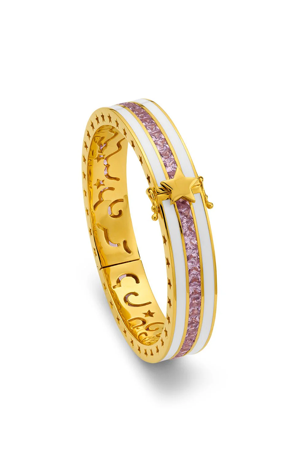 White Morganite Bangle - Image 4
