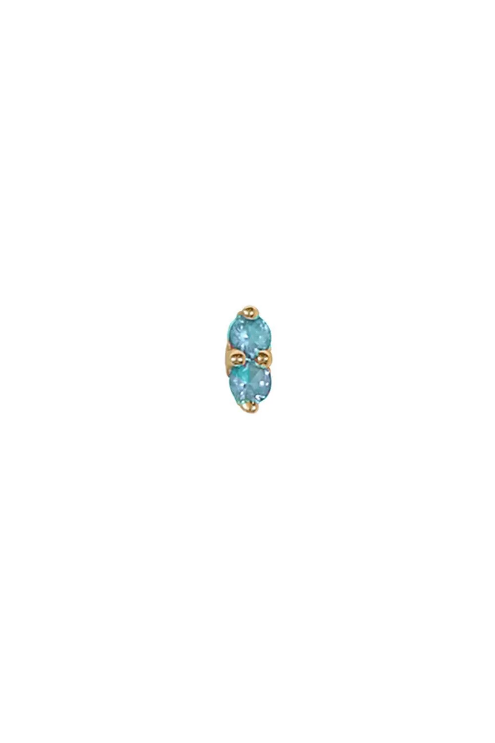 Aquamarine Marquise Illusion Pin