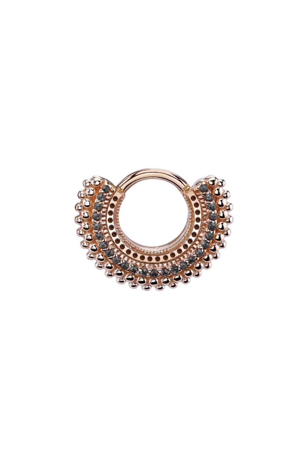 Black Diamond Affinity Hinge Ear Ring