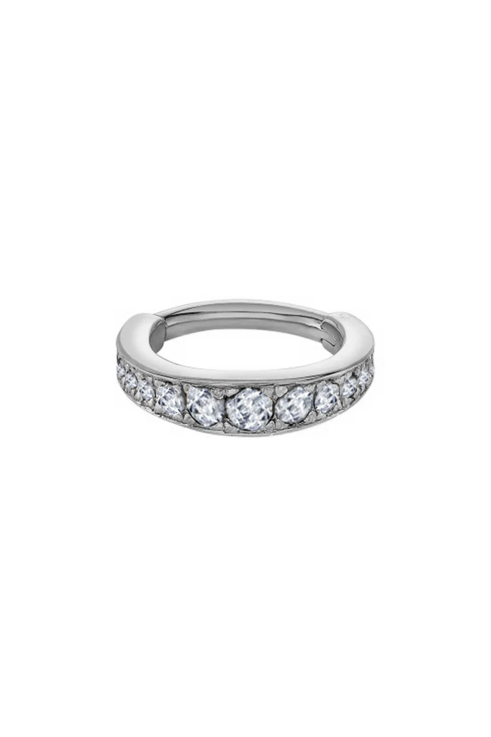Diamond Justify Hinge Ear Ring