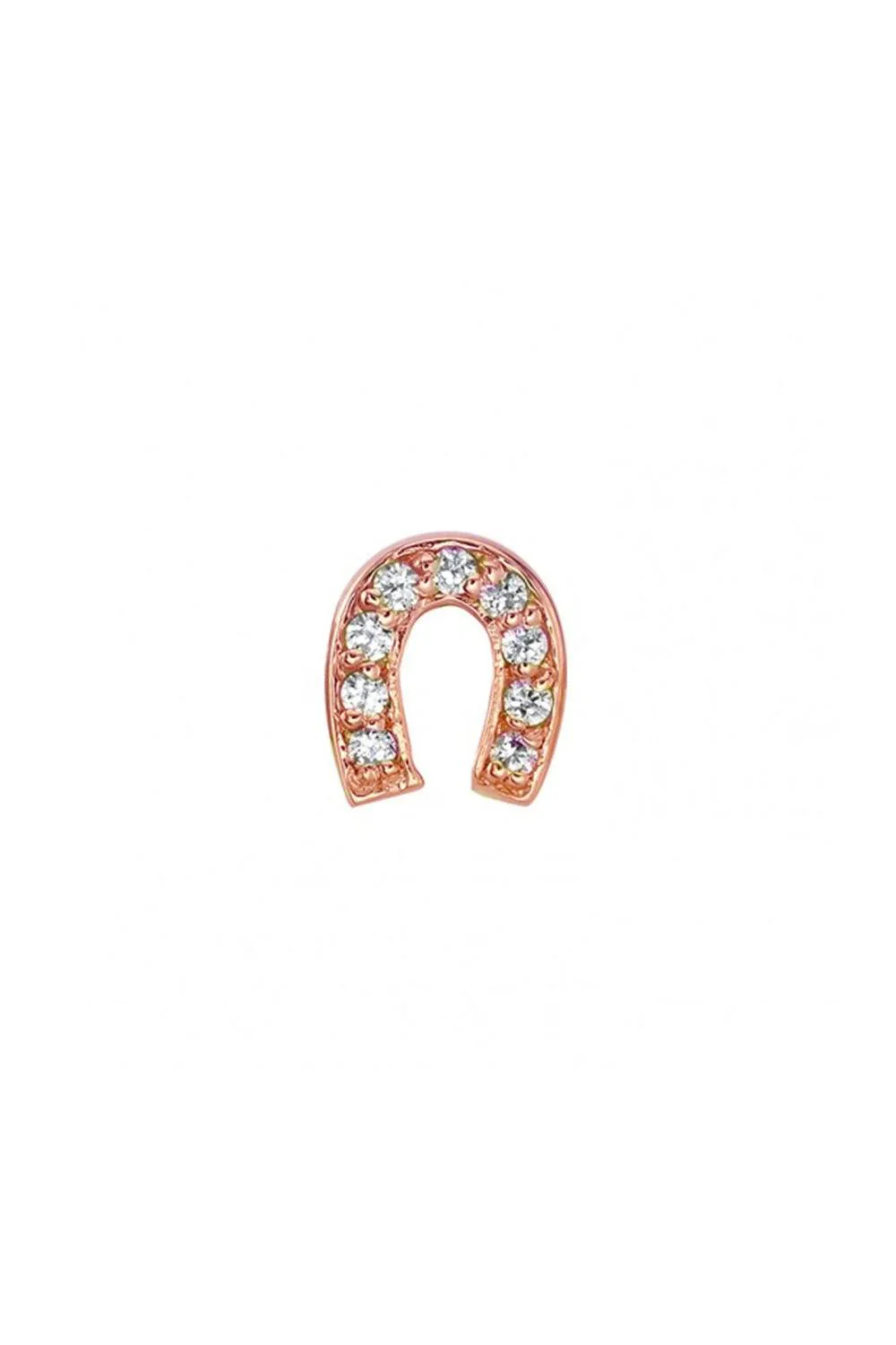 Micro Diamond Horseshoe Ear Pin - Image 2