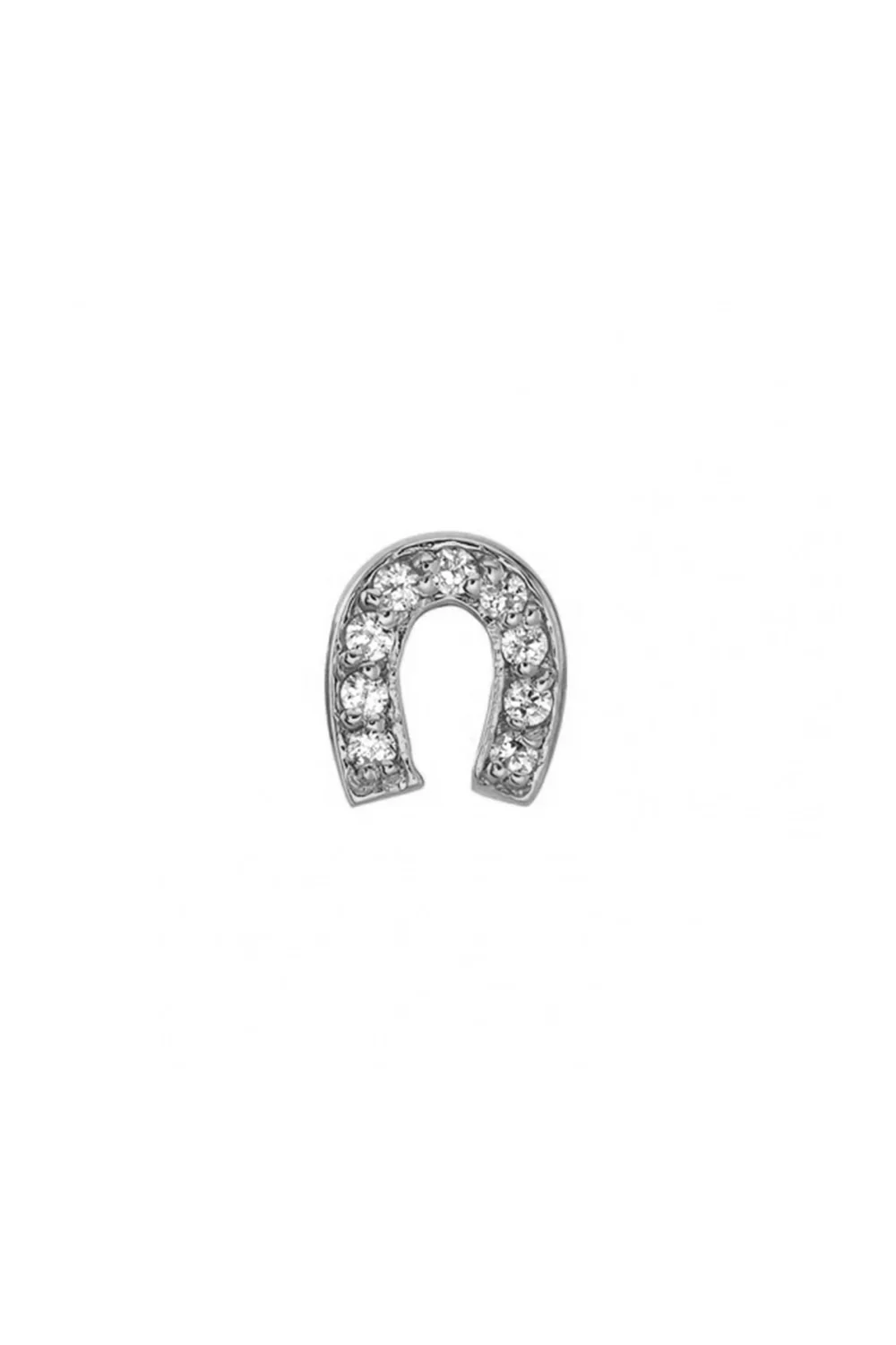 Micro Diamond Horseshoe Ear Pin - Image 3