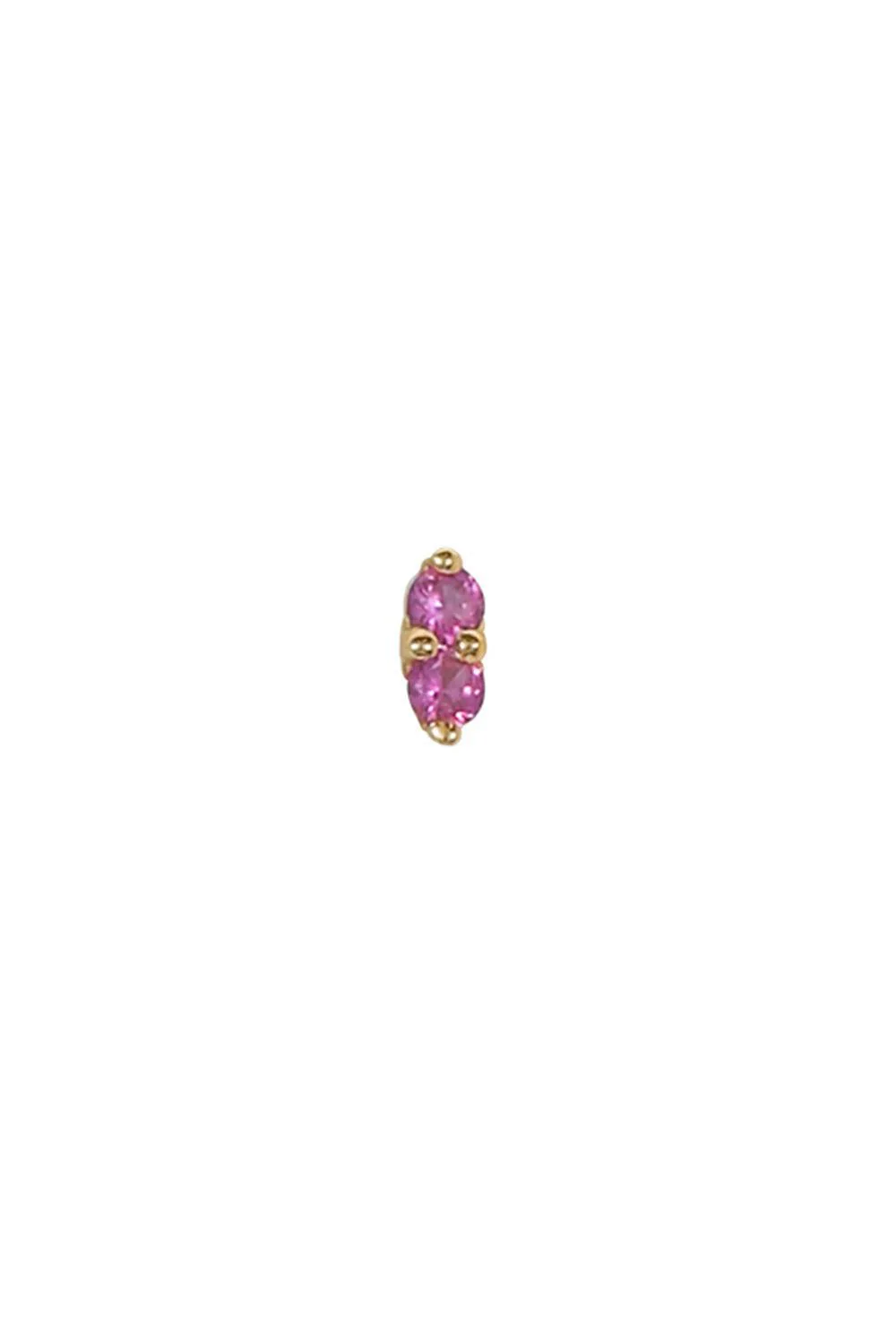 Pink Sapphire Marquise Illusion Pin