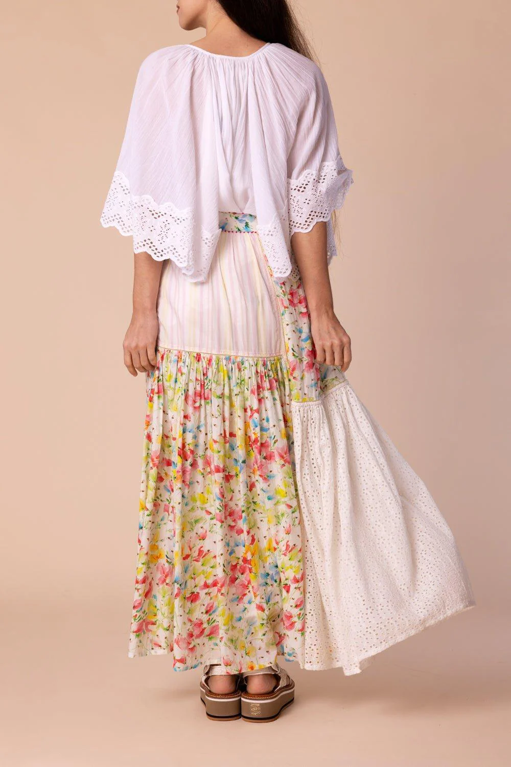 Patchwork Maxi Skirt - Image 4
