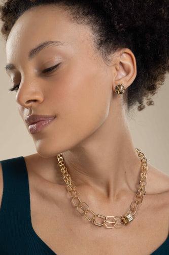 B Home Large Stud Earrings - Image 4
