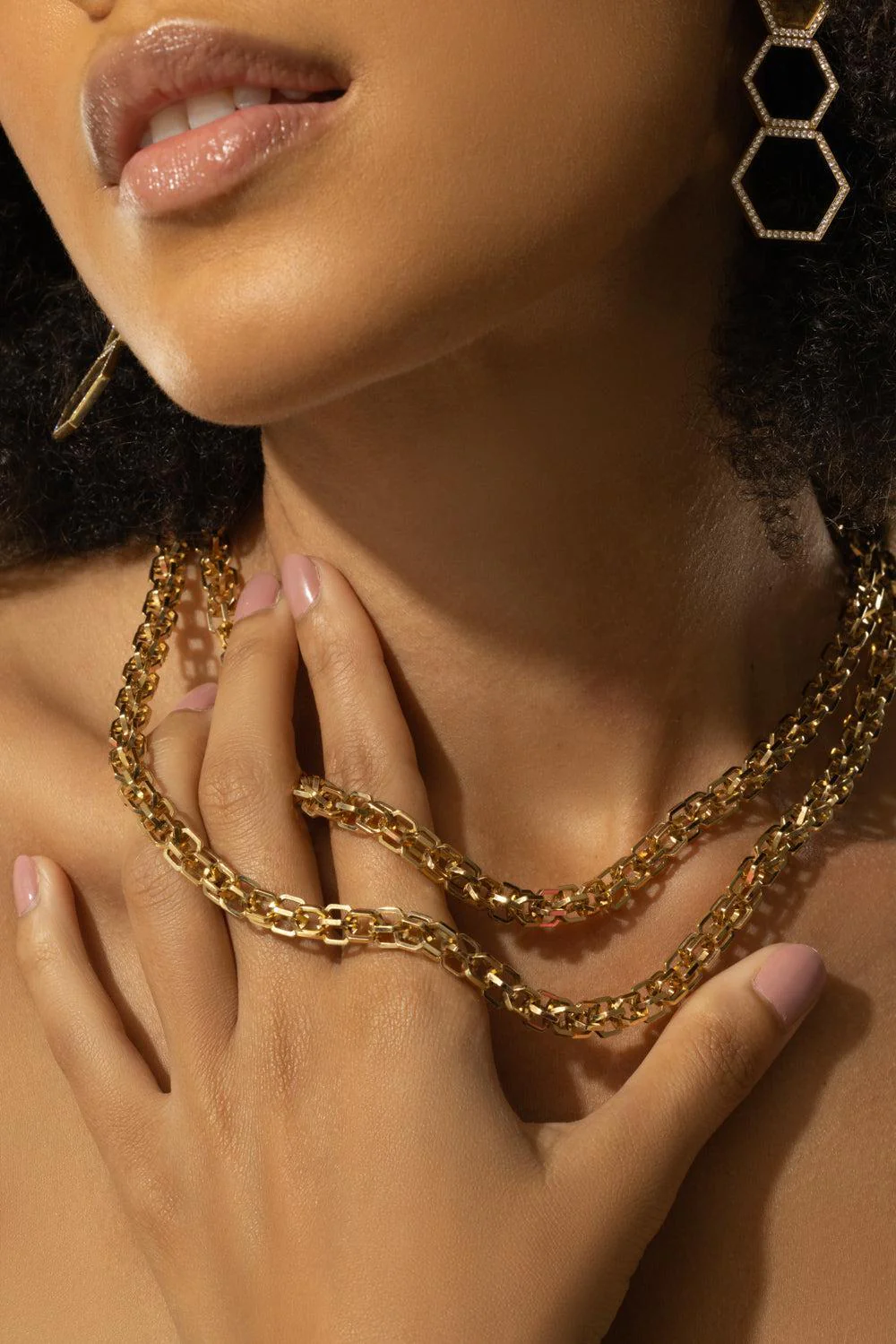B Home Long Link Necklace - Image 3