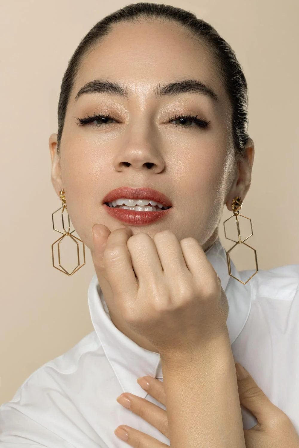 B Home Two Drop Earrings - Image 3