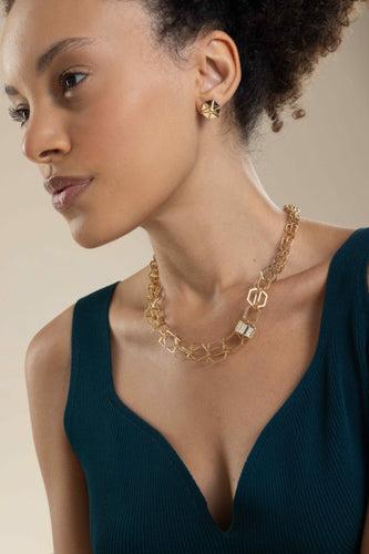 Diamond B Home Graduated Link Necklace - Image 4