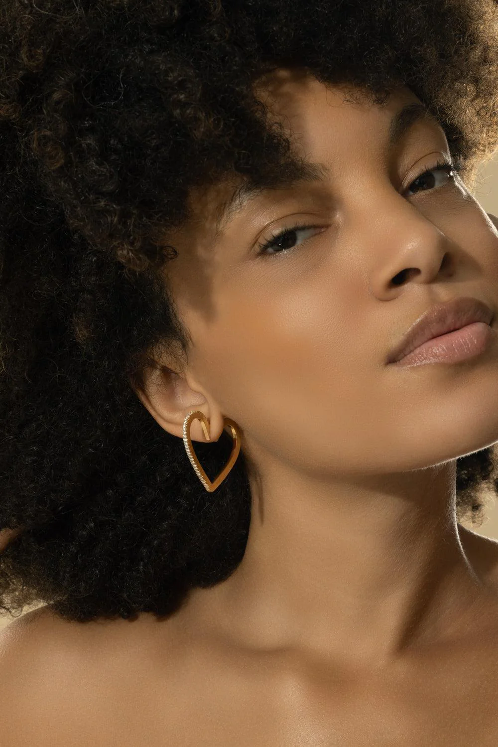 Large Endless Hoop Earrings - Image 3