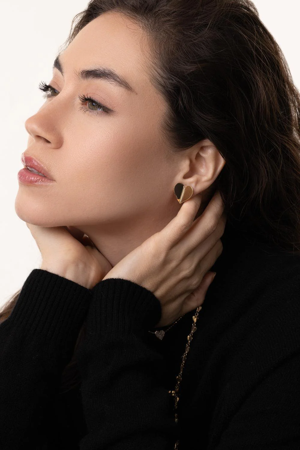 Large Wings Of Love Stud Earrings - Image 3