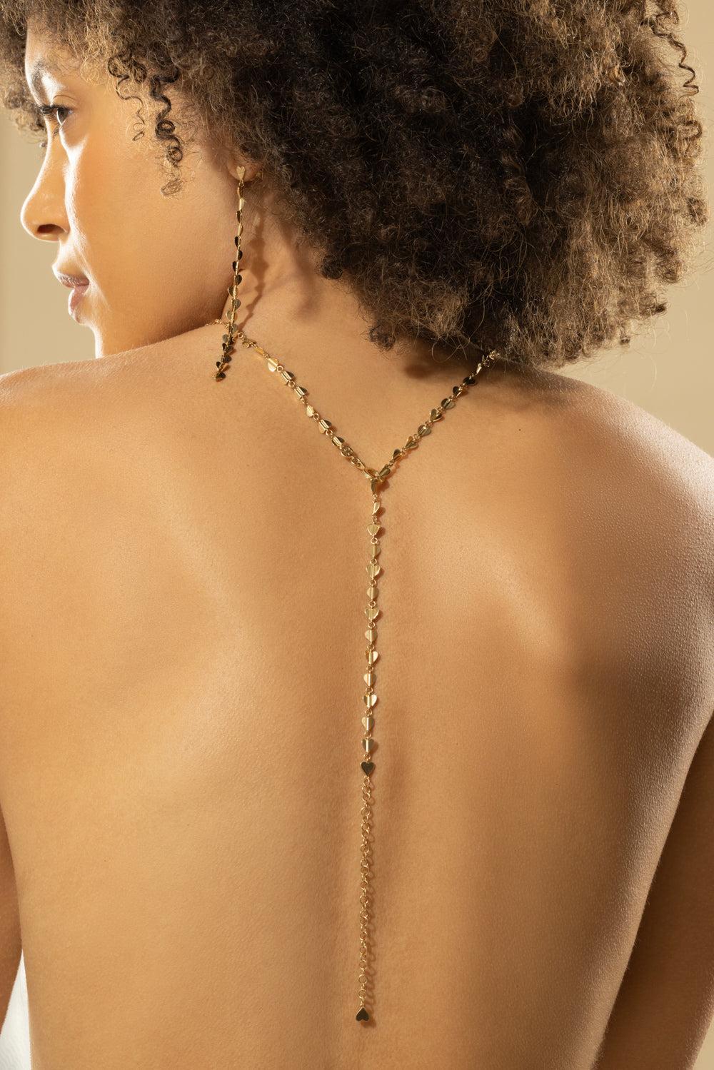 Long Wings Of Love Necklace - Image 3