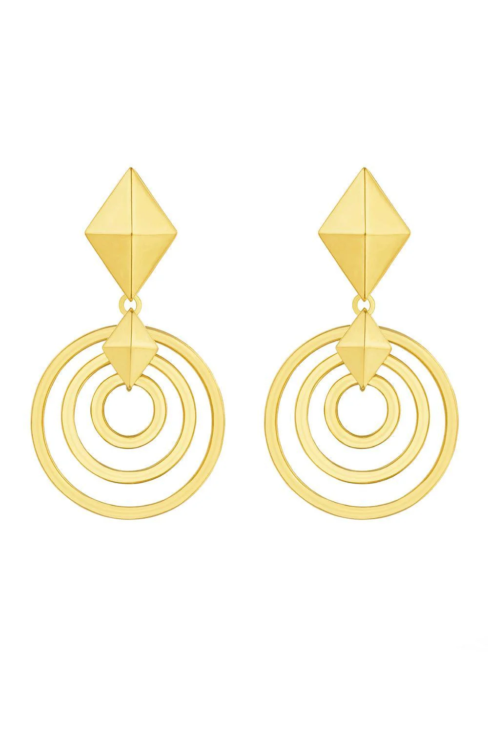 Python Drop Short Earrings