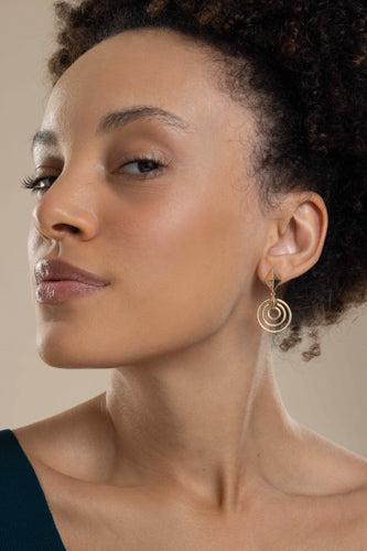 Python Drop Short Earrings - Image 2