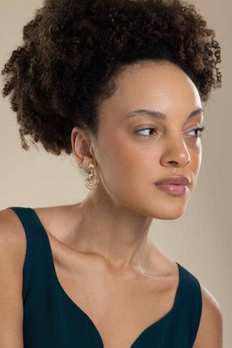 Python Drop Short Earrings - Image 3