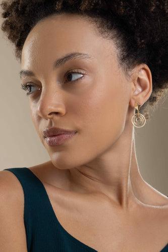 Python Drop Short Earrings - Image 4