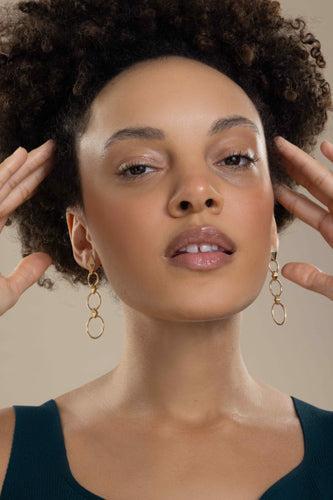 Python Long Drop Earrings - Image 2